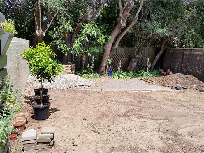 Backyard Gilberton (Before Landscaping)