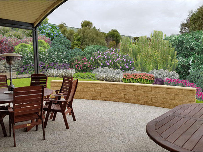 Landscape Design For Backyard Makeover (Mawson Lakes)