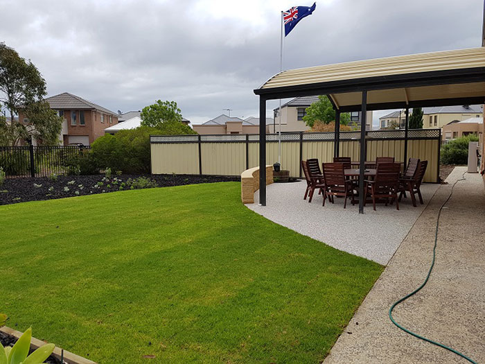 Backyard Makeover Mawson Lakes (After Landscaping)