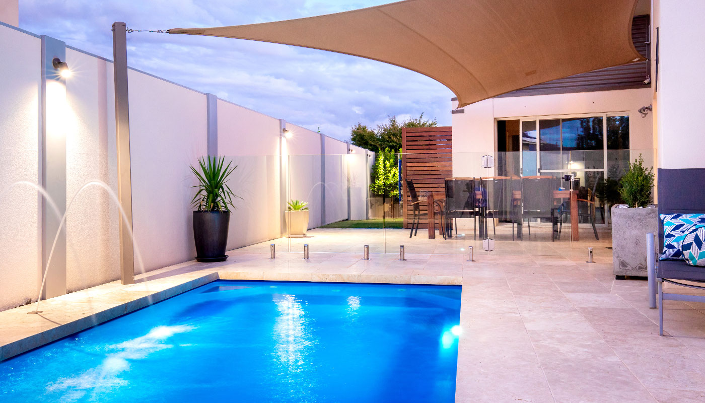Family Courtyard Garden Design With Pool Family Courtyard Garden Design With Pool