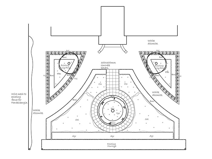 Front Garden Softscape Plan Front Garden Softscape Plan