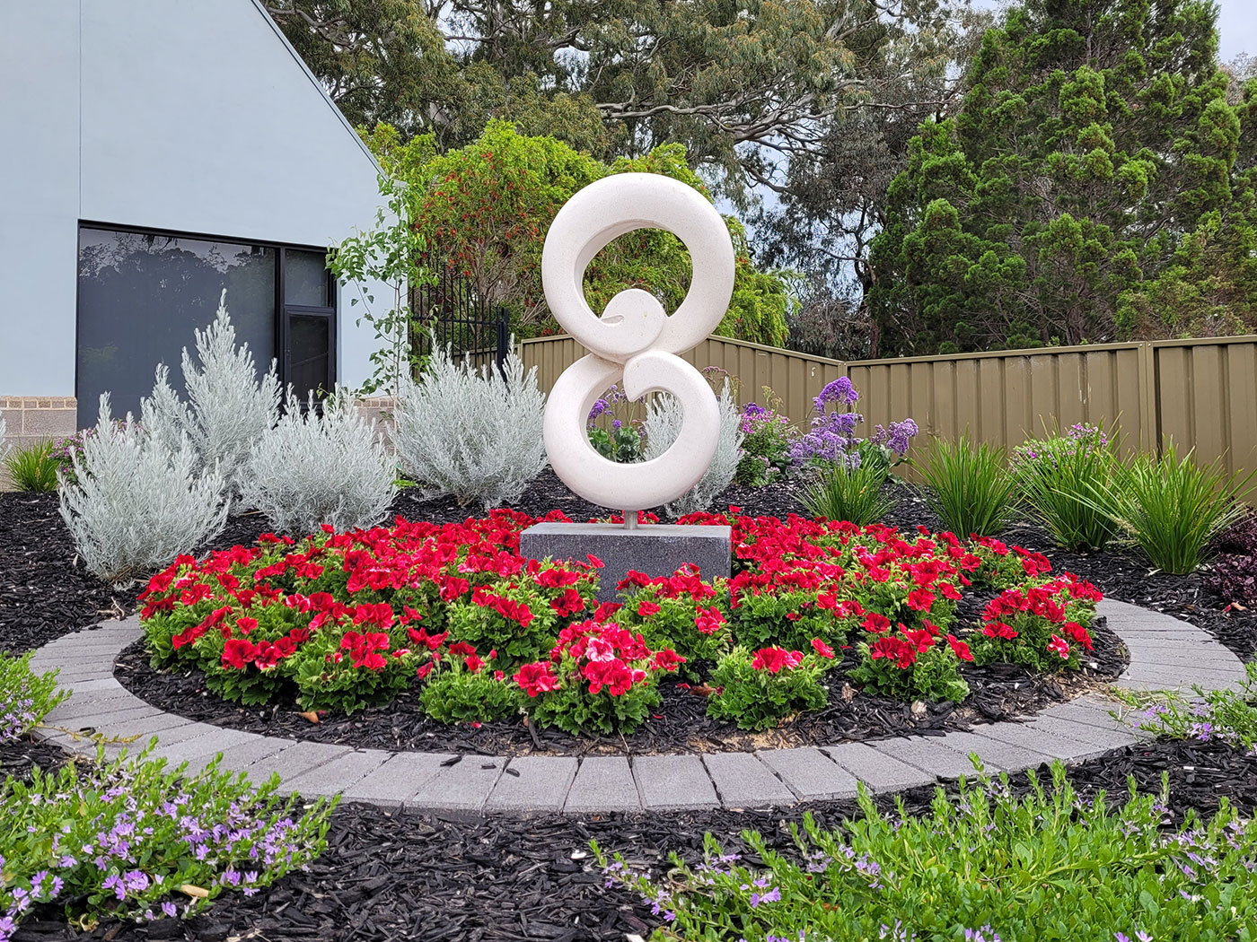 Informal Front Garden Feature Statue Informal Front Garden Feature Statue