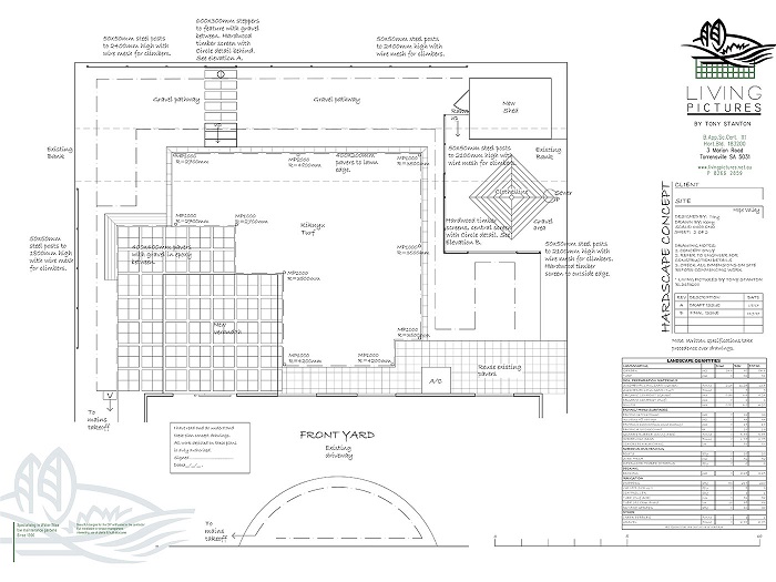 Hardscape Plan Hope Valley Hardscape Plan Hope valley