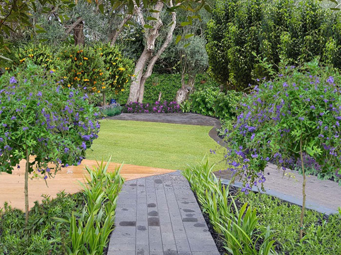 Low Maintenance Natural Garden Design Idea Low Maintenance Natural Garden Design Idea