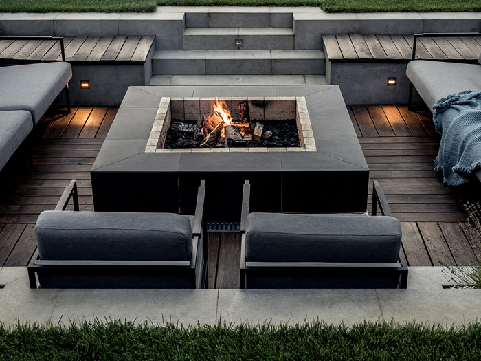 Sunken Outdoor Living Area Sunken Outdoor Living Area