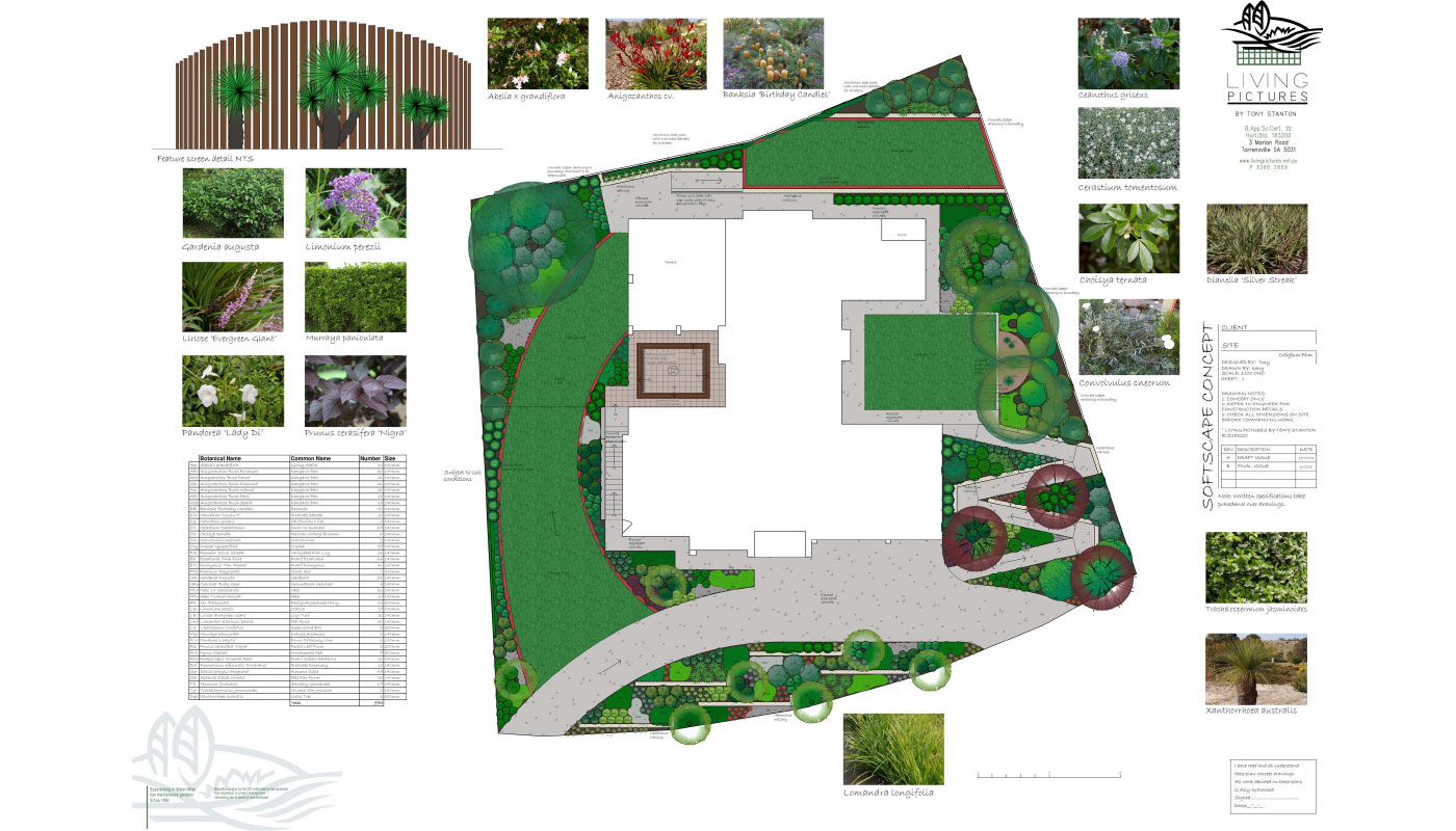 Softscape Plan