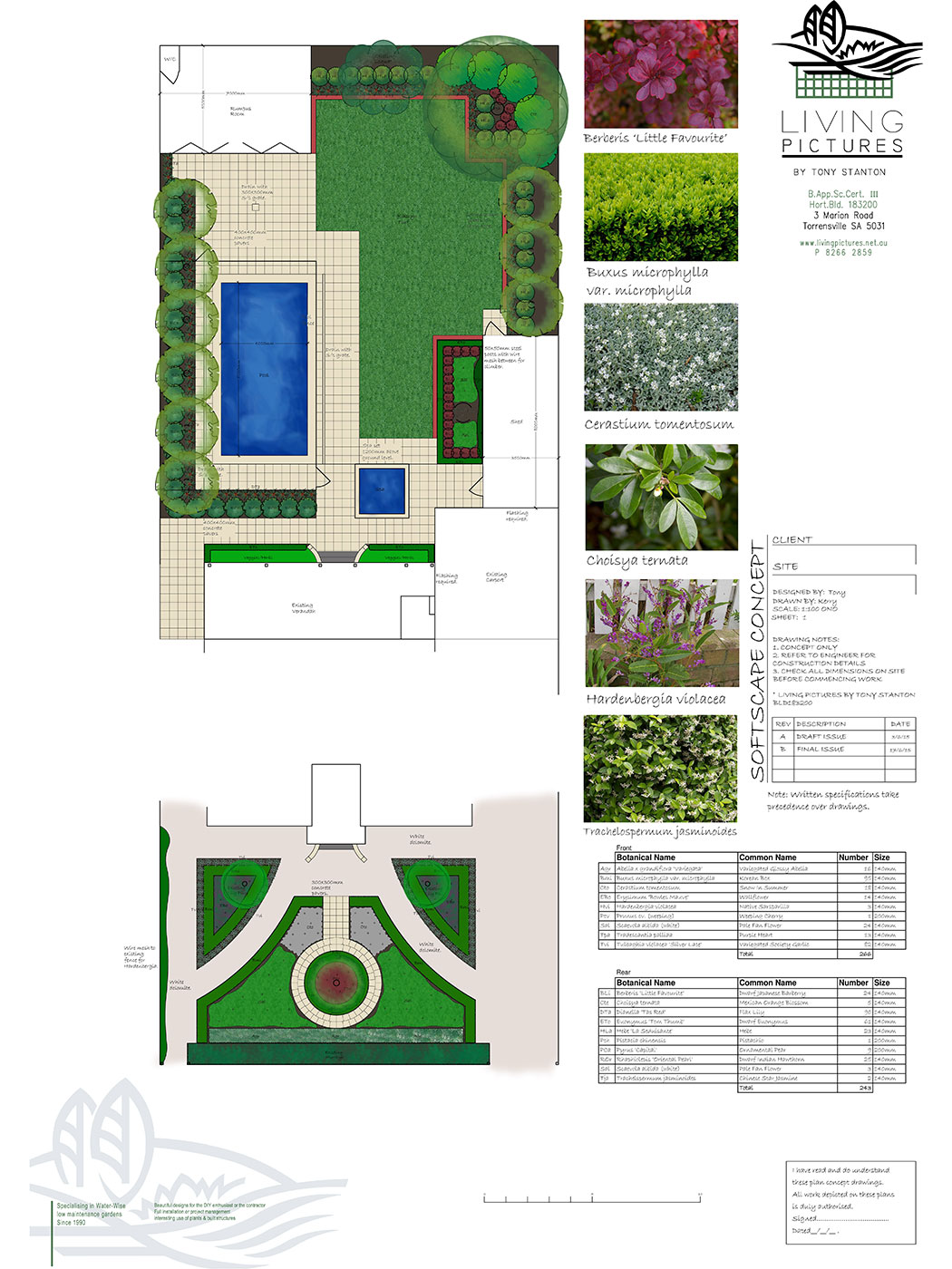 Softscape Plans