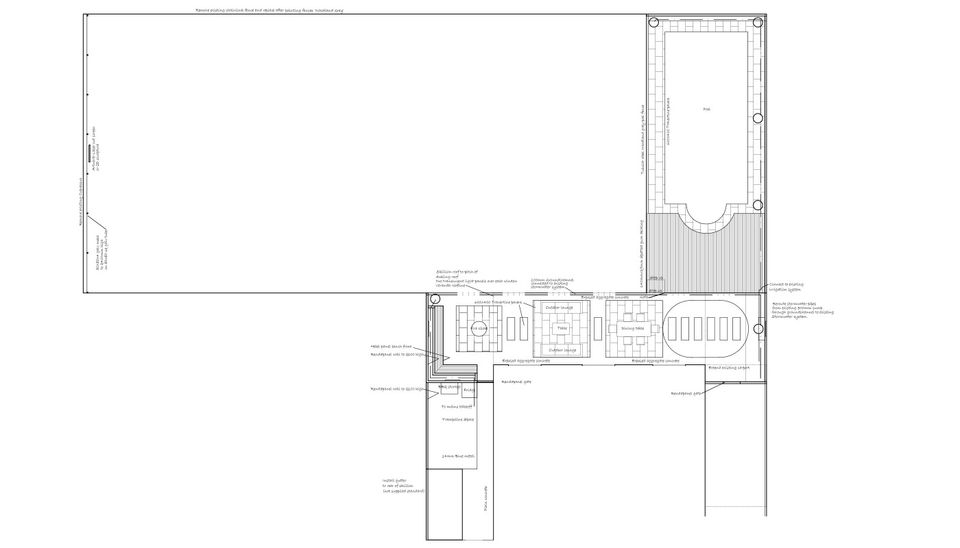 Hardscape Construction Plan